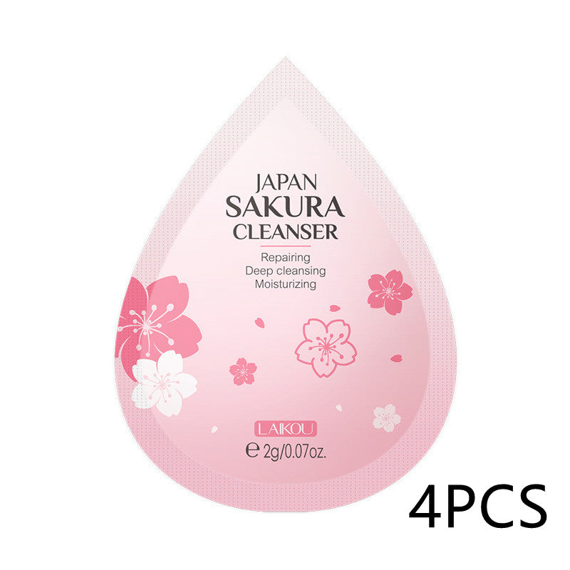 Sakura Facial Cleanser Water Milk Cream Skin Care
