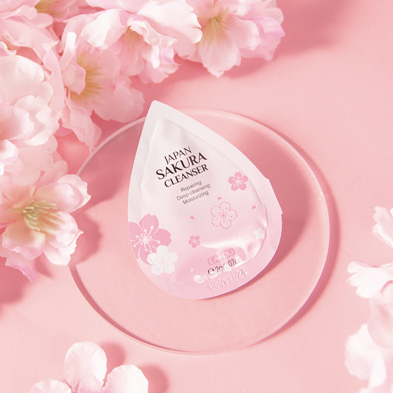 Sakura Facial Cleanser Water Milk Cream Skin Care