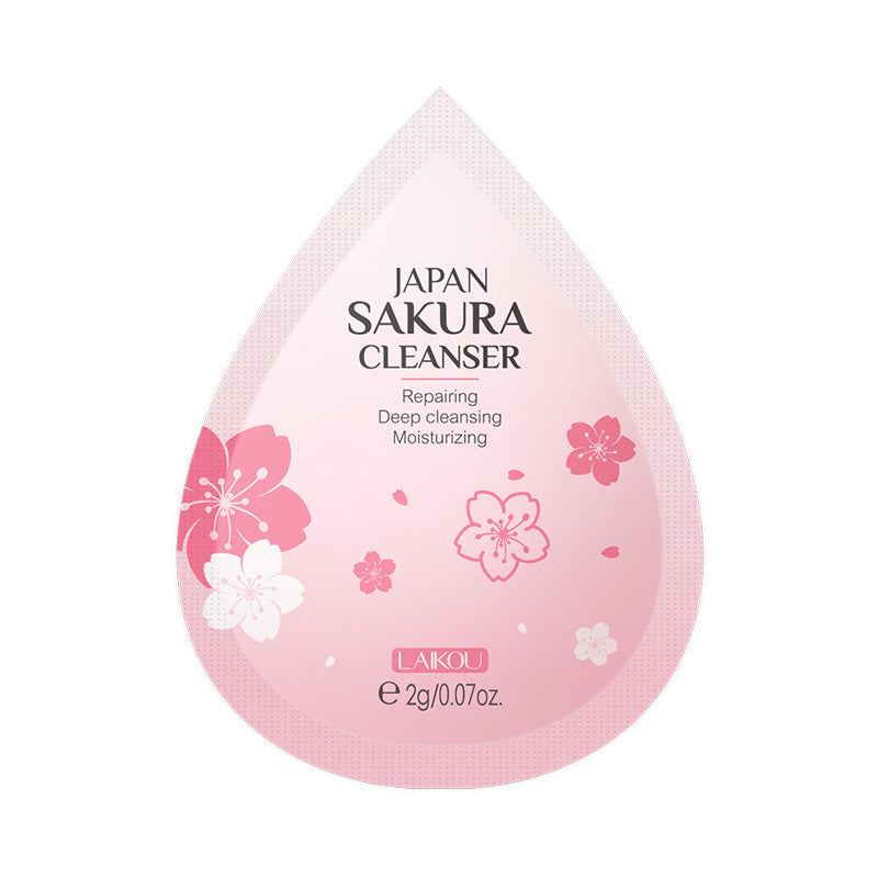Sakura Facial Cleanser Water Milk Cream Skin Care